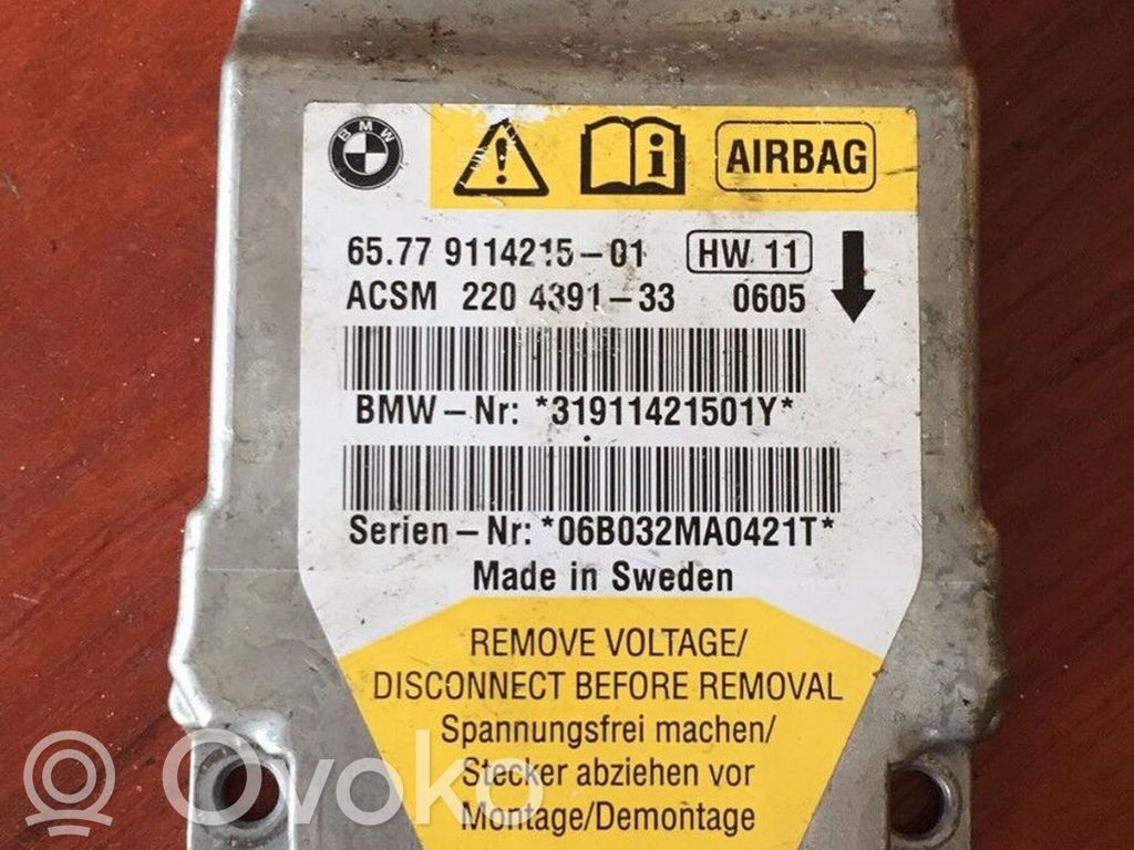 BMW 5 E60 E61 Airbag control unit/module 