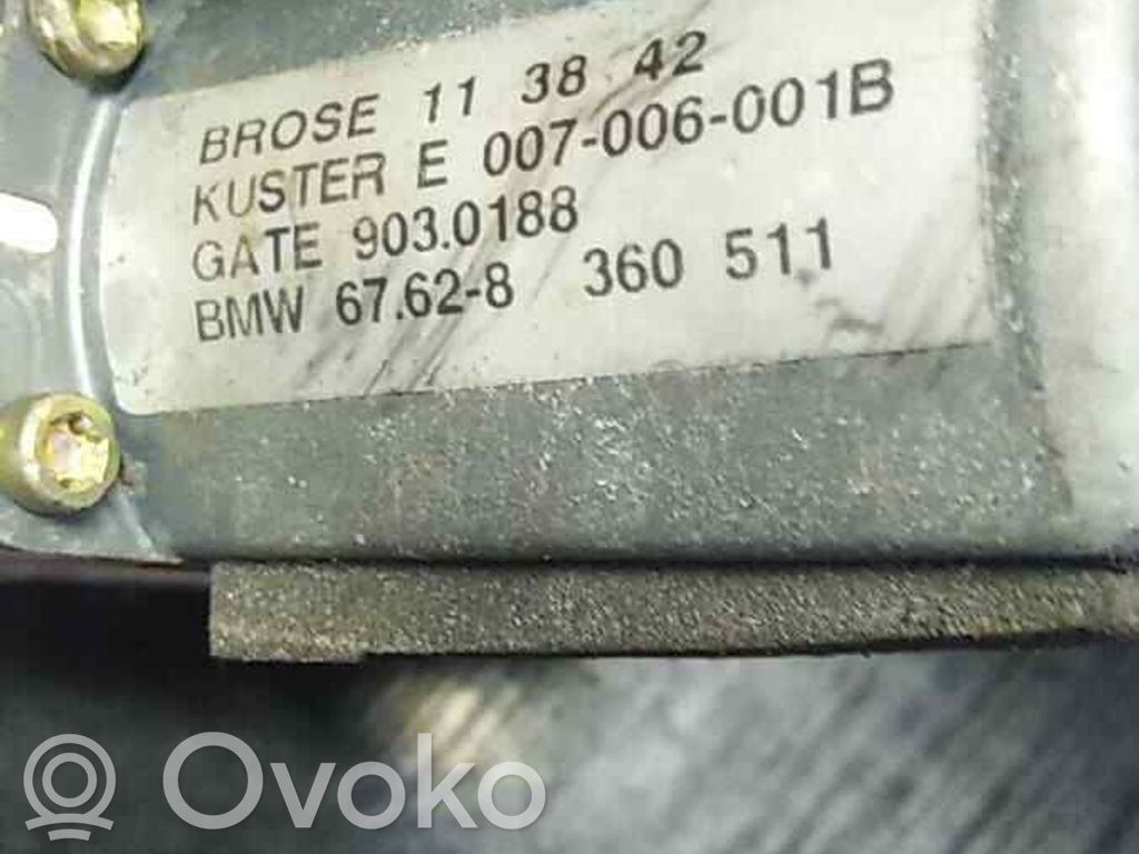 BMW 5 E39 Front door window regulator with motor 
