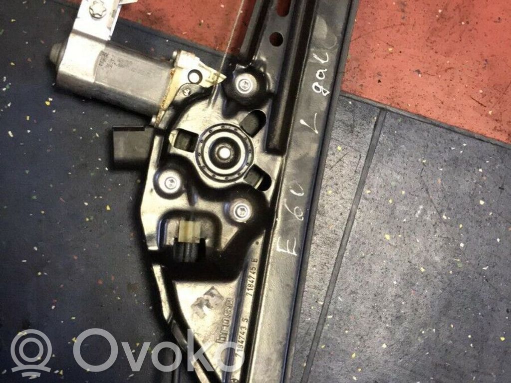 BMW 5 E60 E61 Regulador de puerta trasera con motor 