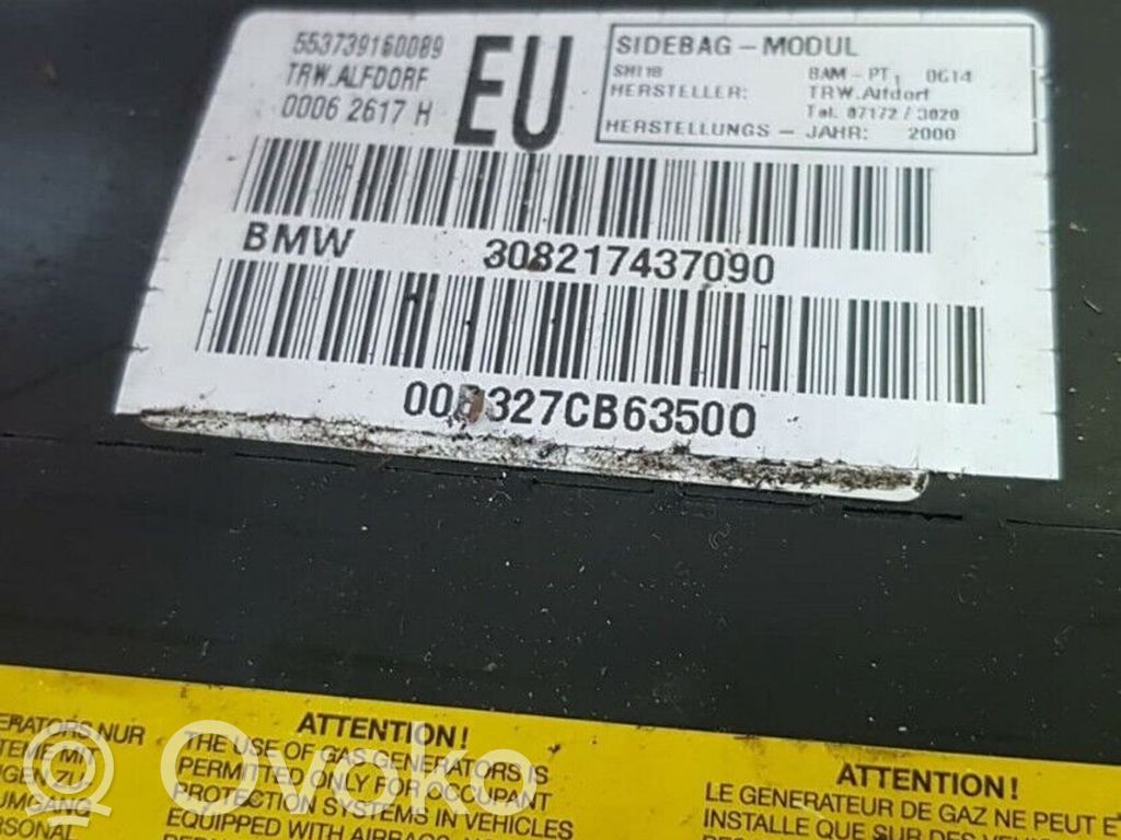 BMW 3 E46 Front door airbag 