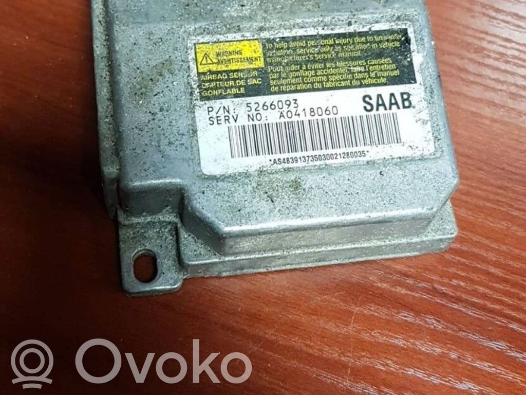 Saab 9-3 Ver1 Airbag control unit/module 