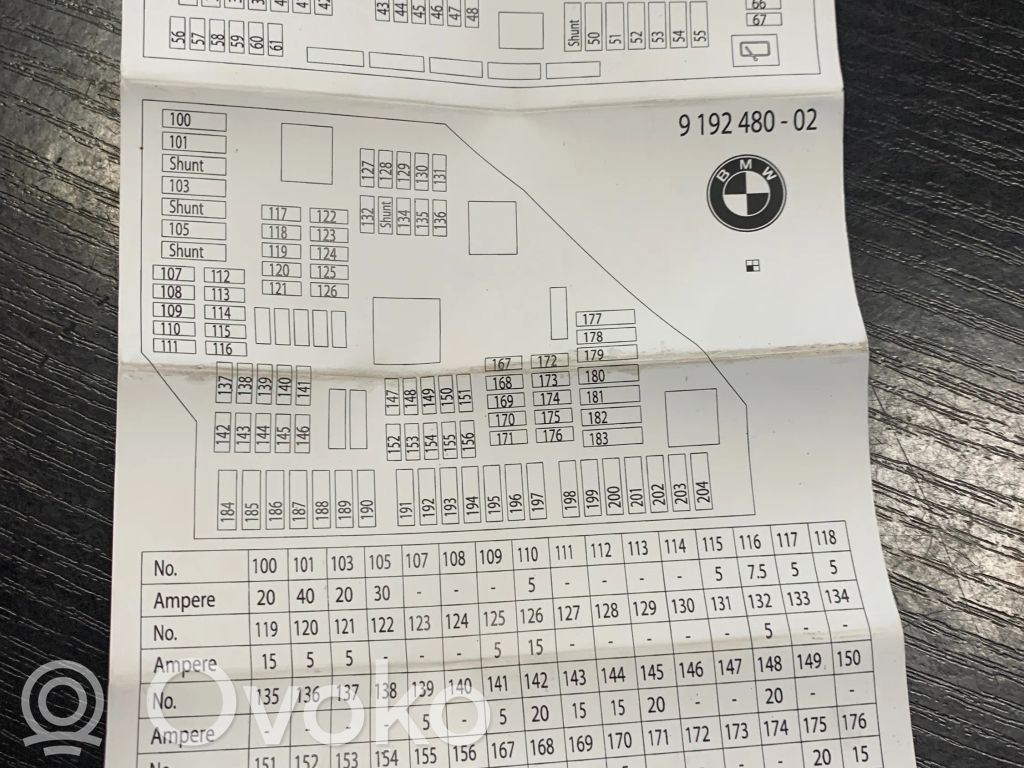 BMW X3 F25 Ramka / Moduł bezpieczników 