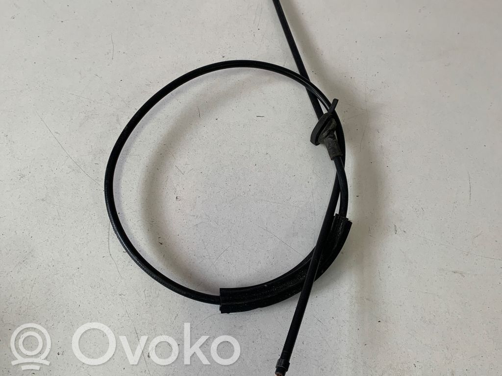 BMW 7 E65 E66 Système poignée, câble pour serrure de capot 