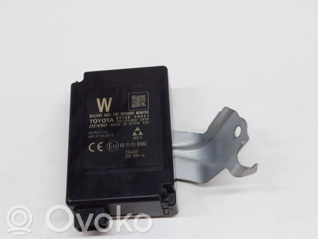 Toyota Yaris Tire pressure control unit 