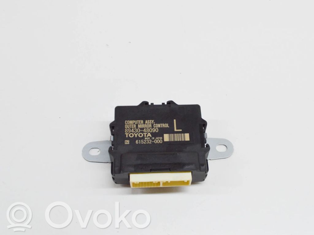 Lexus RX 450H Wing mirror control module 
