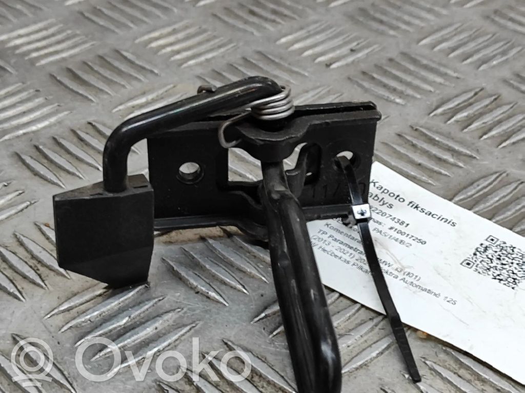 BMW i3 Système poignée, câble ouverture de capot 