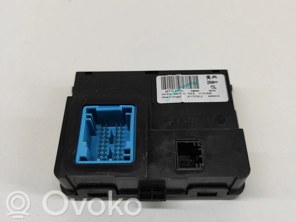 Peugeot 3008 II Climate control unit 