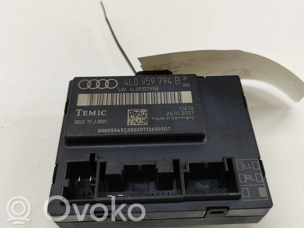 Unité de commande module de porte   4L0910795B,4L0959794B