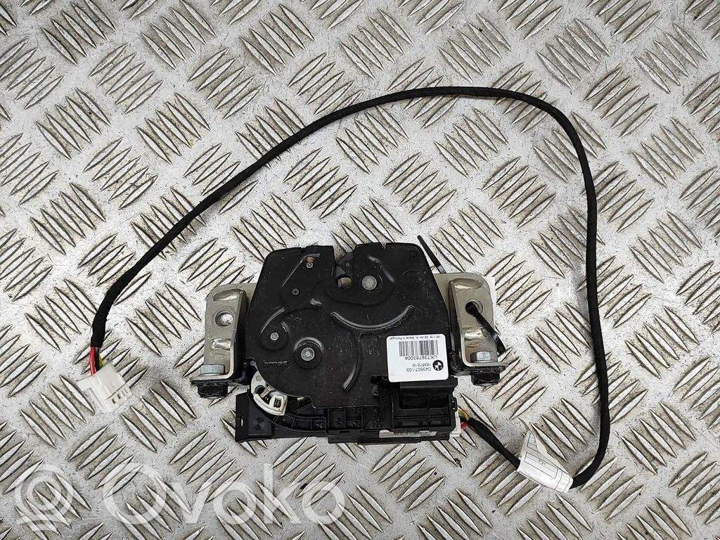 BMW 3 GT F34 Zamek klapy tylnej / bagażnika 
