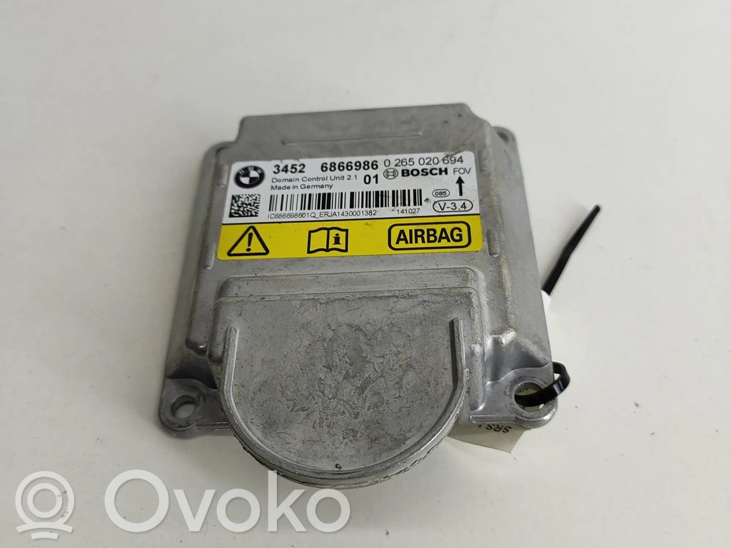 BMW 5 F10 F11 Sterownik / Moduł Airbag