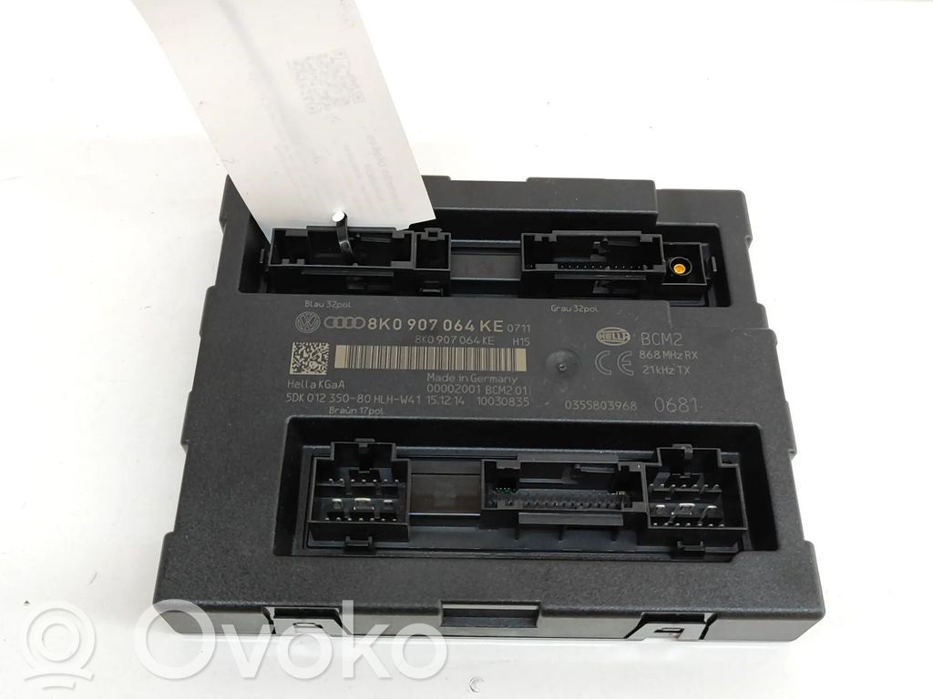 Audi A5 8T 8F Module de contrôle carrosserie centrale 