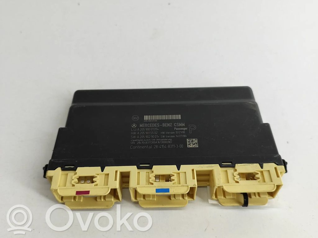 Mercedes-Benz GLC X253 C253 Module de commande de siège 