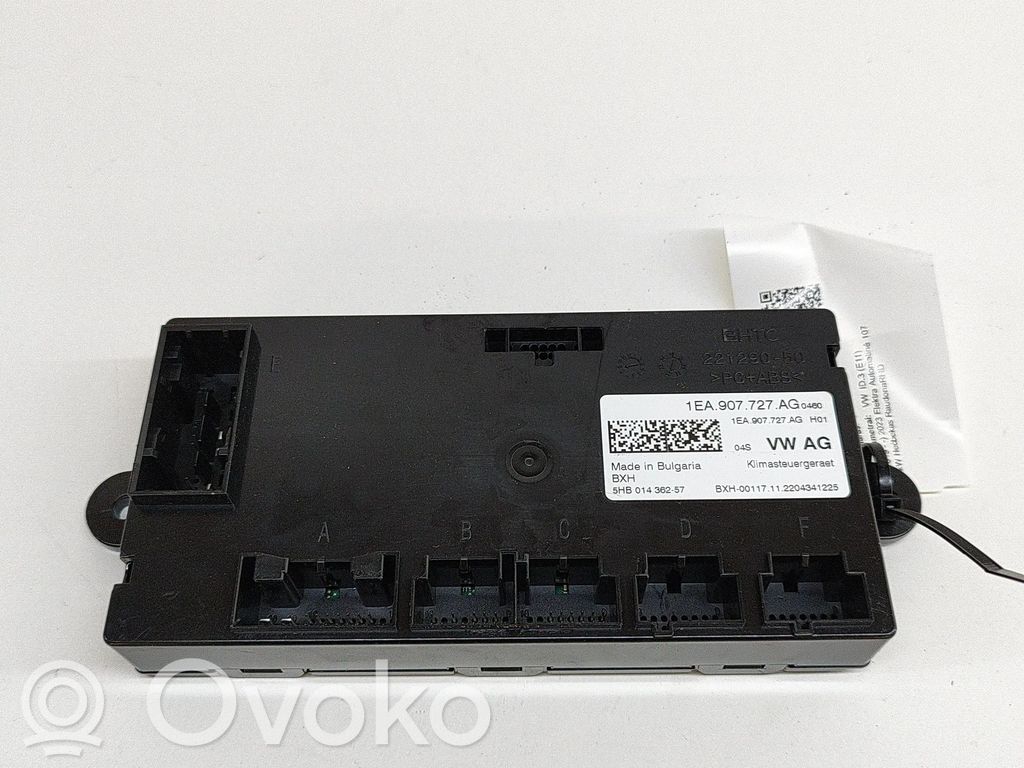 Volkswagen ID.3 Climate control unit 