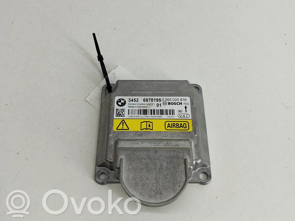 BMW X6 F16 Sterownik / Moduł Airbag 