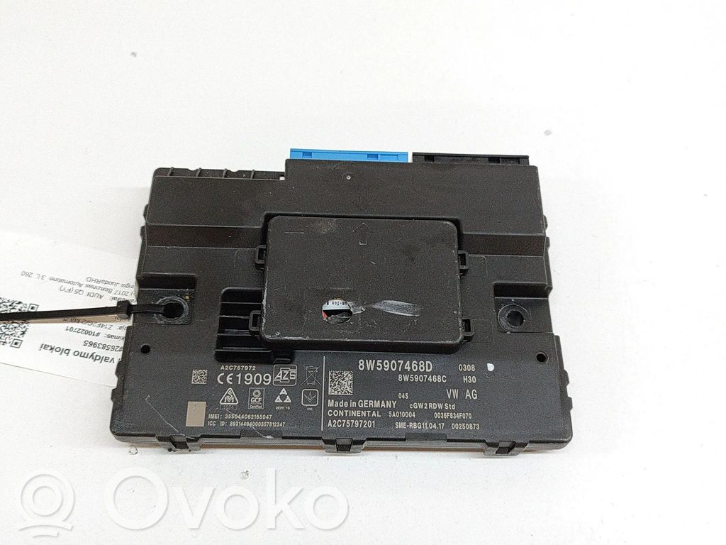 Audi Q5 SQ5 FY Gateway control module 