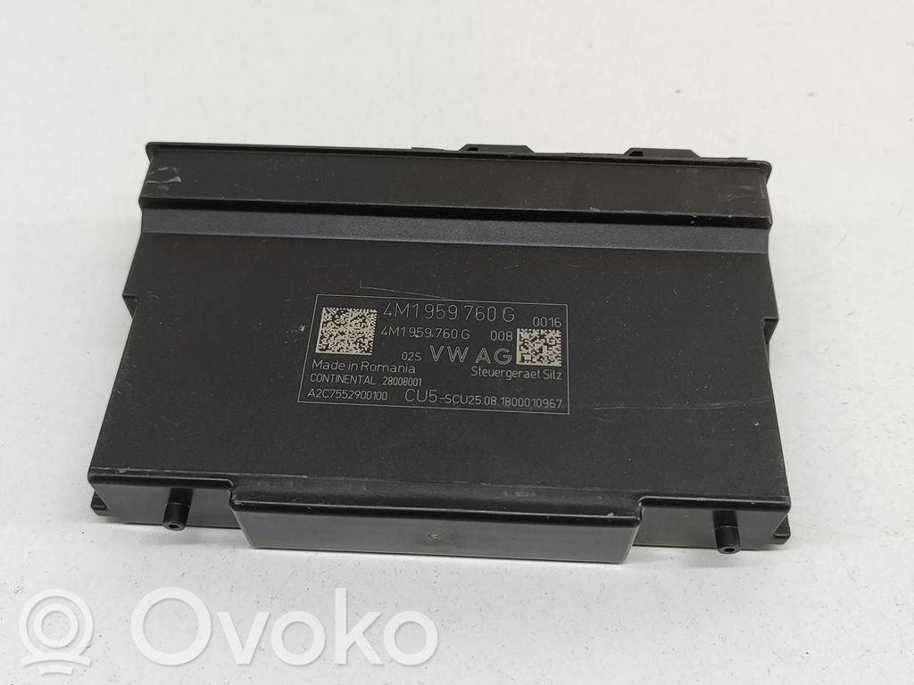 Audi Q7 4M Module de commande de siège 