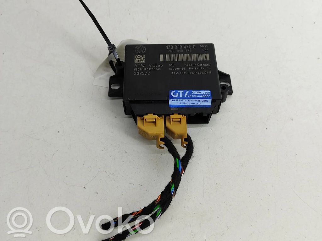 Skoda Yeti (5L) Unité de commande, module PDC aide au stationnement 