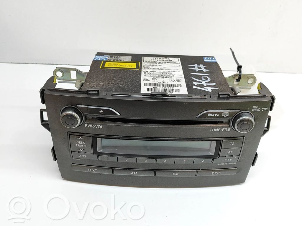 Toyota Auris 150 Unità principale autoradio/CD/DVD/GPS 
