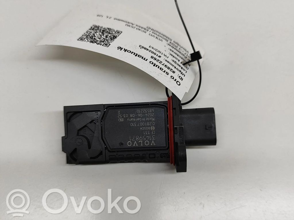 Volvo XC40 Przepływomierz masowy powietrza MAF 