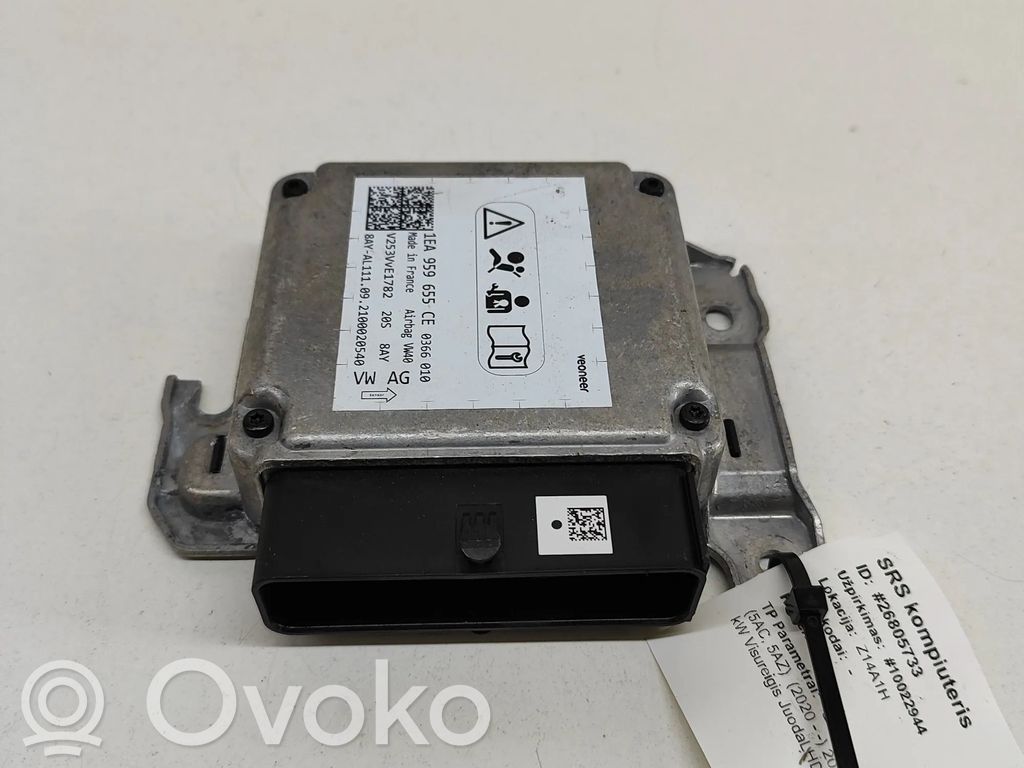Skoda Enyaq iV Unidad de control/módulo del Airbag 