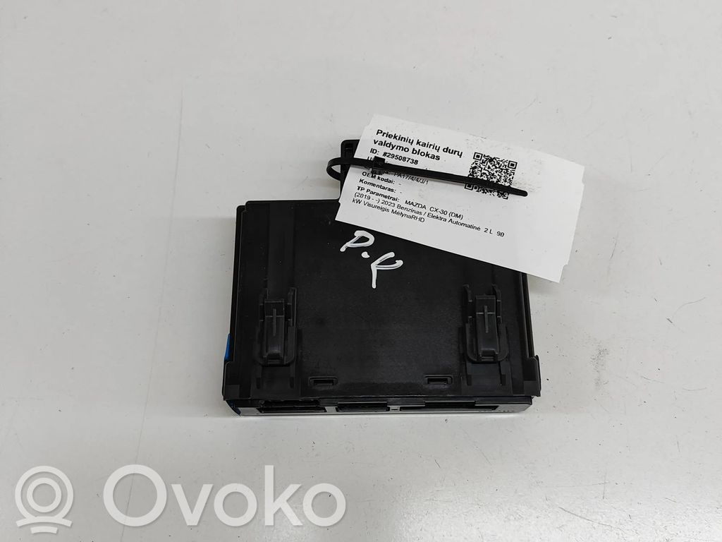 Mazda CX-30 Door control unit/module 