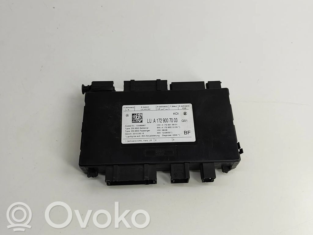 Mercedes-Benz E C207 W207 Module de commande de siège 