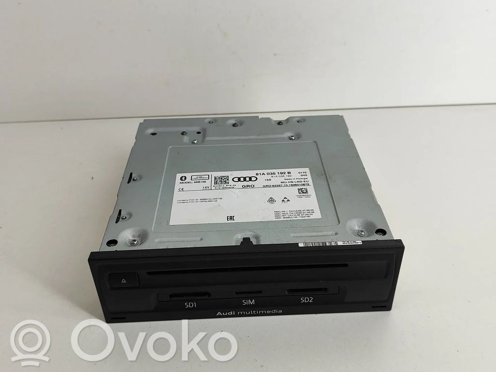 GPS navigation control unit/module   81A035192,81A035192B