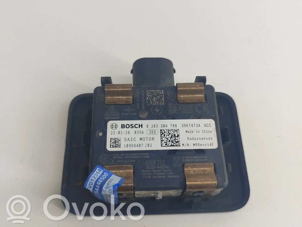 MG ZS Sensor de radar Distronic 