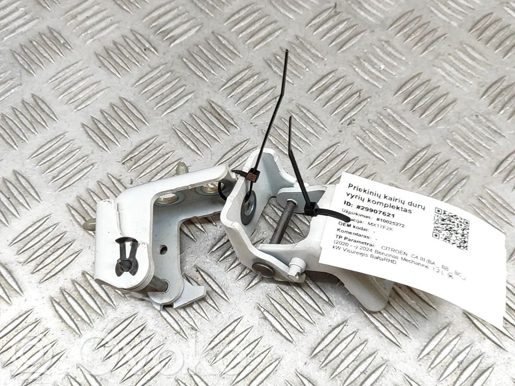 Citroen C4 III e-C4 Set balamale ușă față 