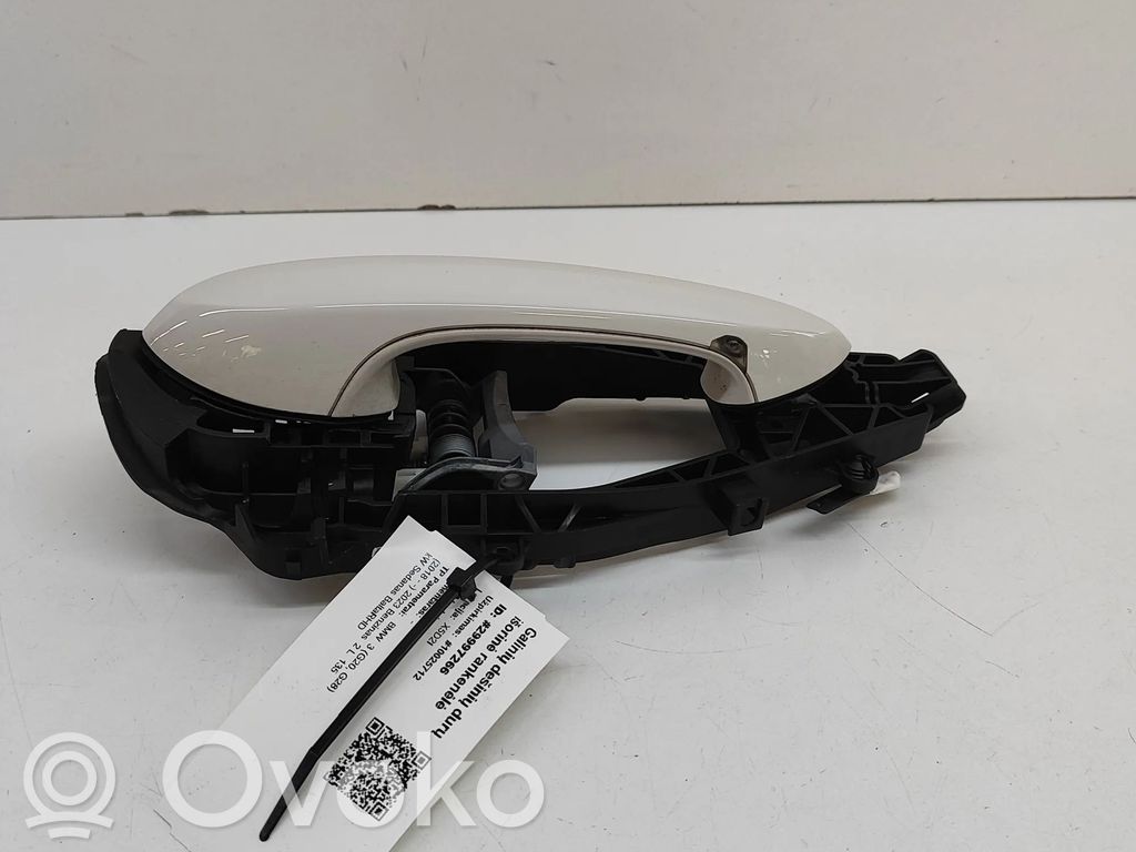 BMW 3 G20 G21 Klamka zewnętrzna drzwi tylnych 