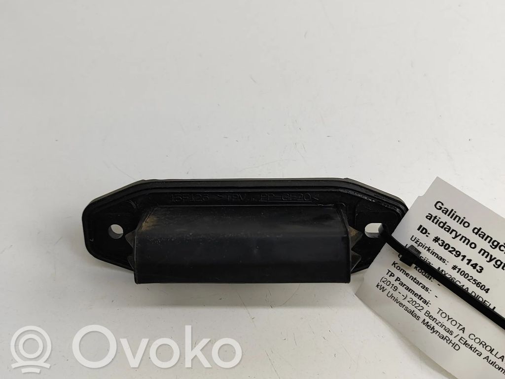 Toyota Corolla E210 E21 Botón interruptor de maletero abierto 