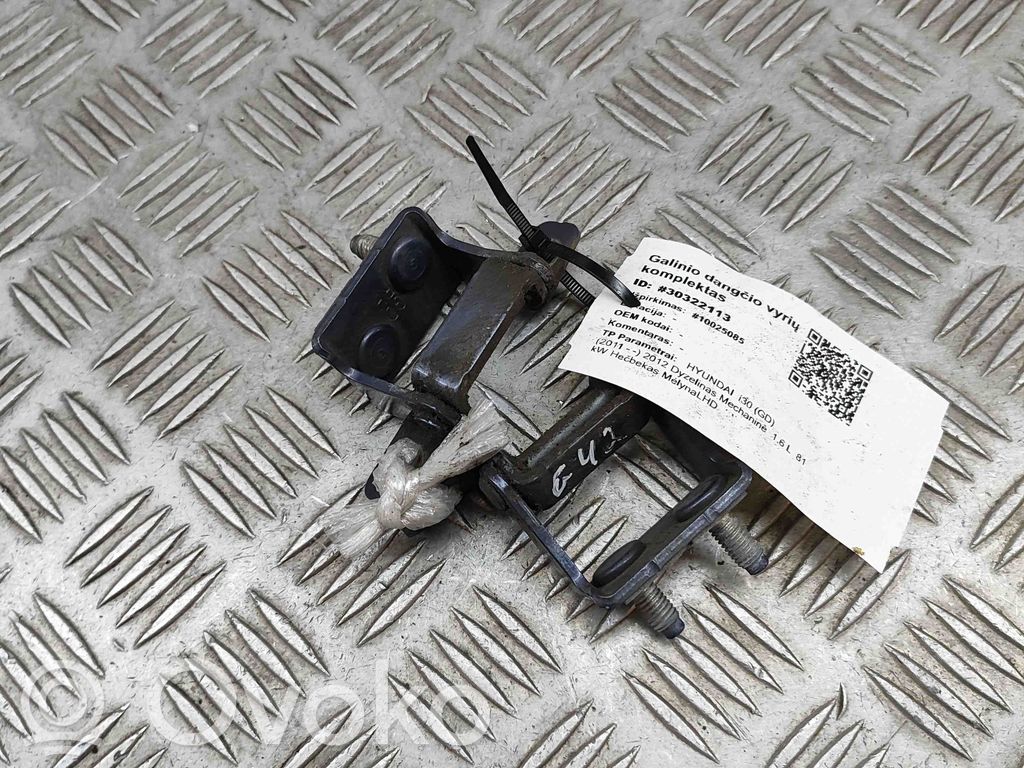 Hyundai i30 Tailgate/trunk/boot hinge 