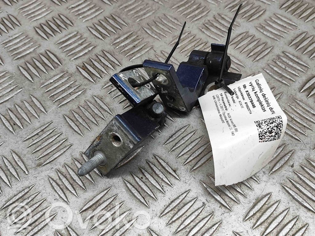 Audi A4 S4 B9 8W Set di cerniere portiera posteriore