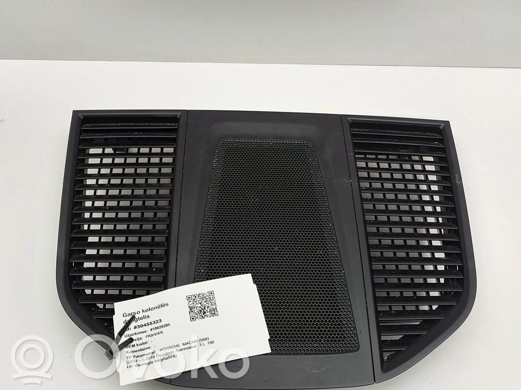 Porsche Macan (95B) Cache enceinte centrale 