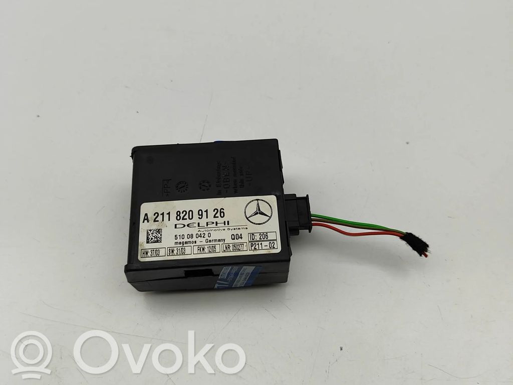 Mercedes-Benz SLK R171 Boîtier module alarme