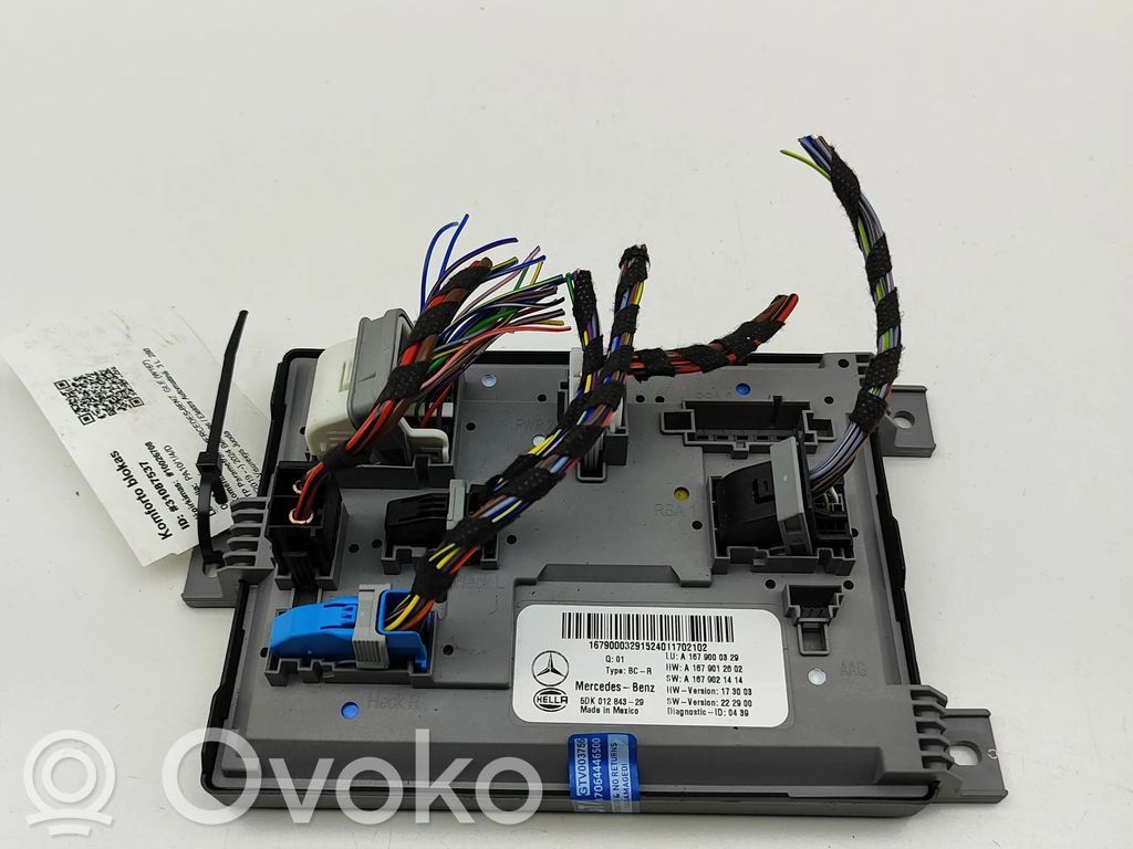 Mercedes-Benz GLE W167 Modul de control caroserie central