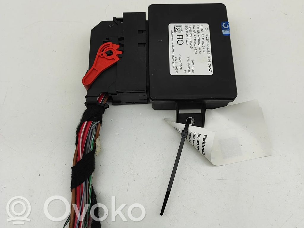 Mercedes-Benz GLE (W166 - C292) Unitate/modul comandă EMF frână spate 