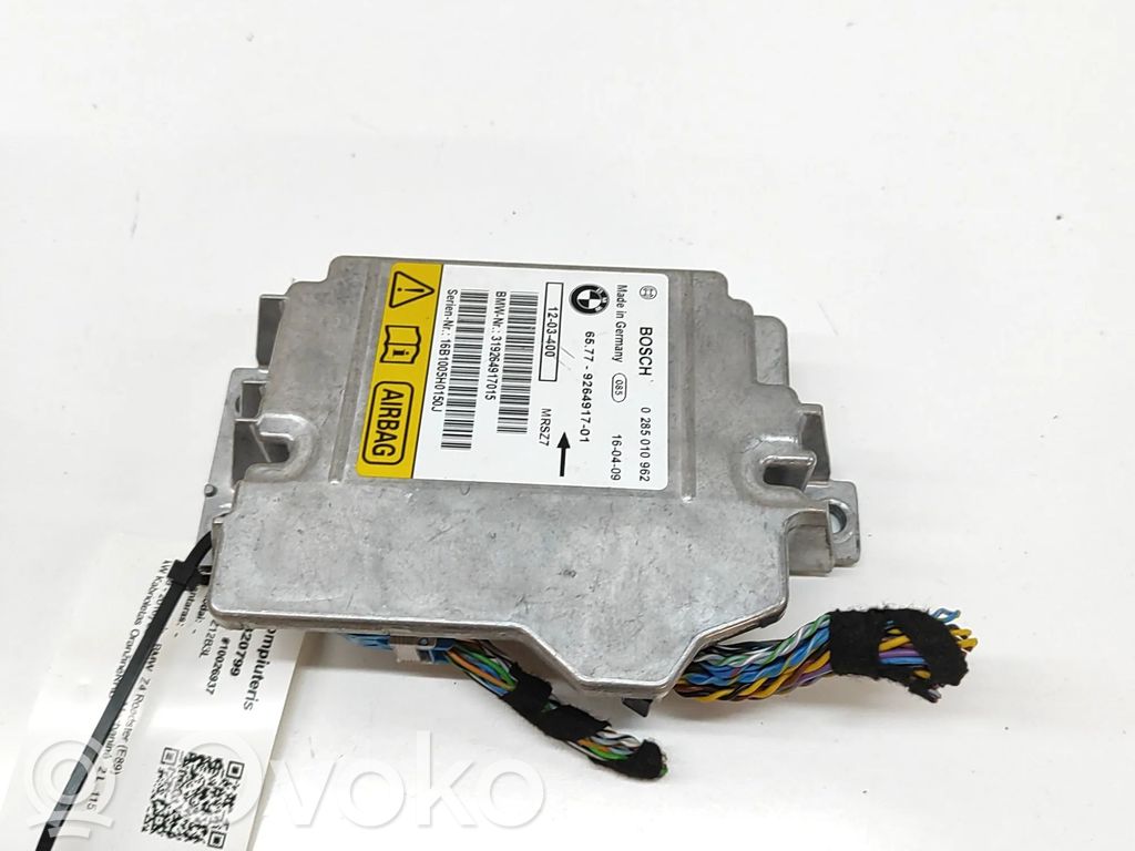 BMW Z4 E89 Airbag control unit/module 