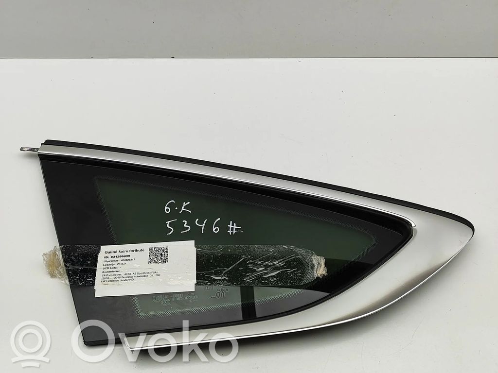 Audi A5 Vidrio lateral trasero 