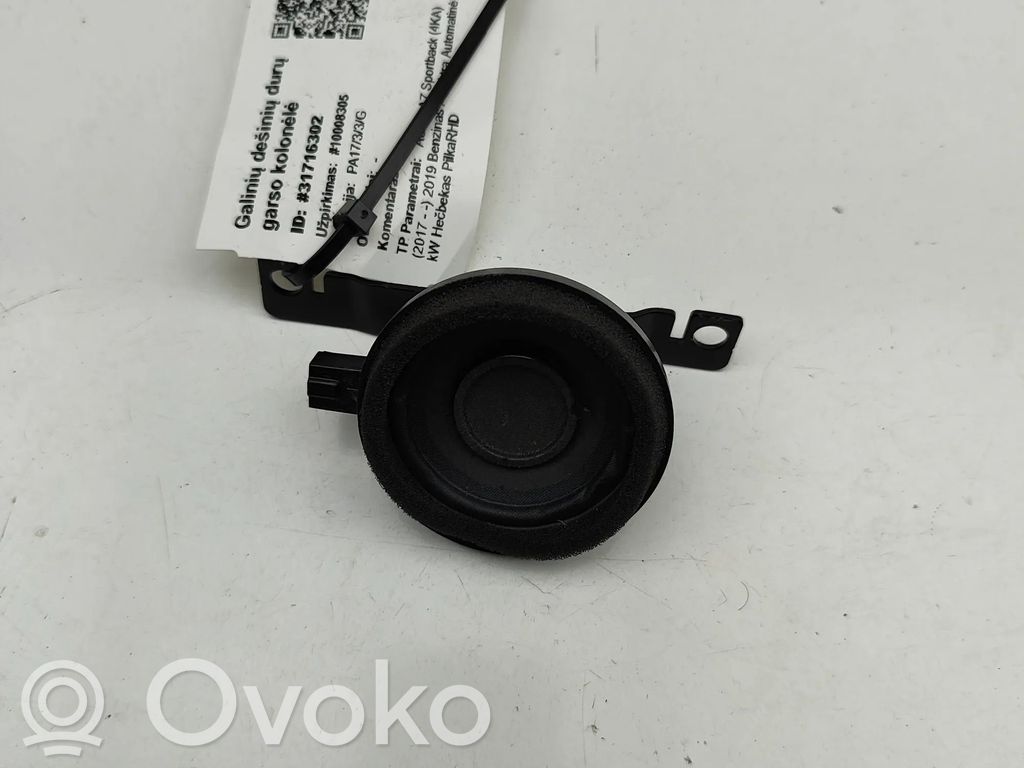 Audi A7 S7 4K8 Altavoz de la puerta delantera 