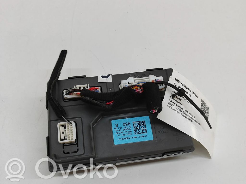 KIA Niro Alte dispozitive