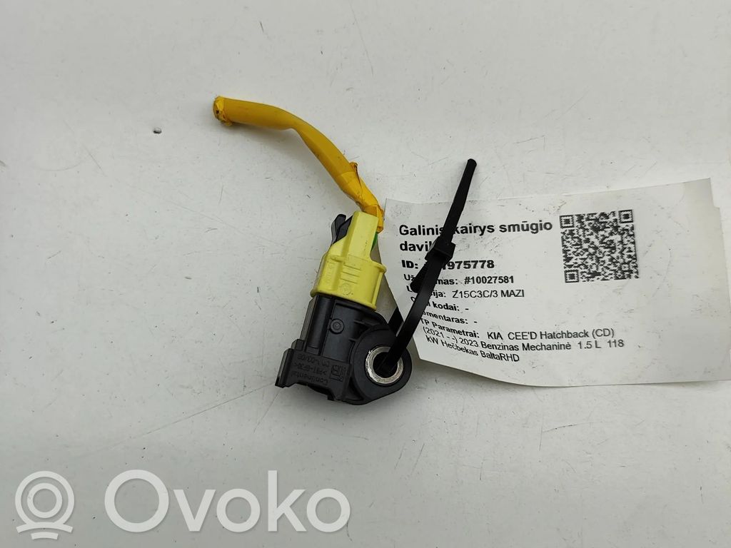 KIA Ceed Sensor impacto/accidente para activar Airbag 