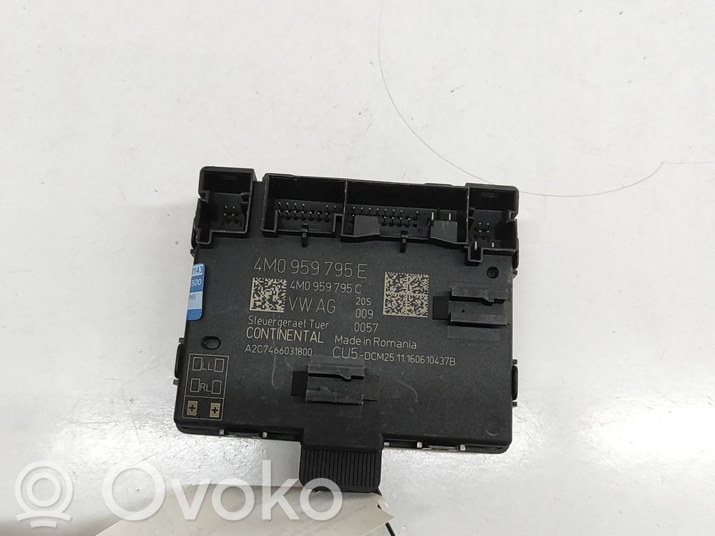 Unité de commande module de porte   4M0959795C,A2C7466031800,4M0959795E
