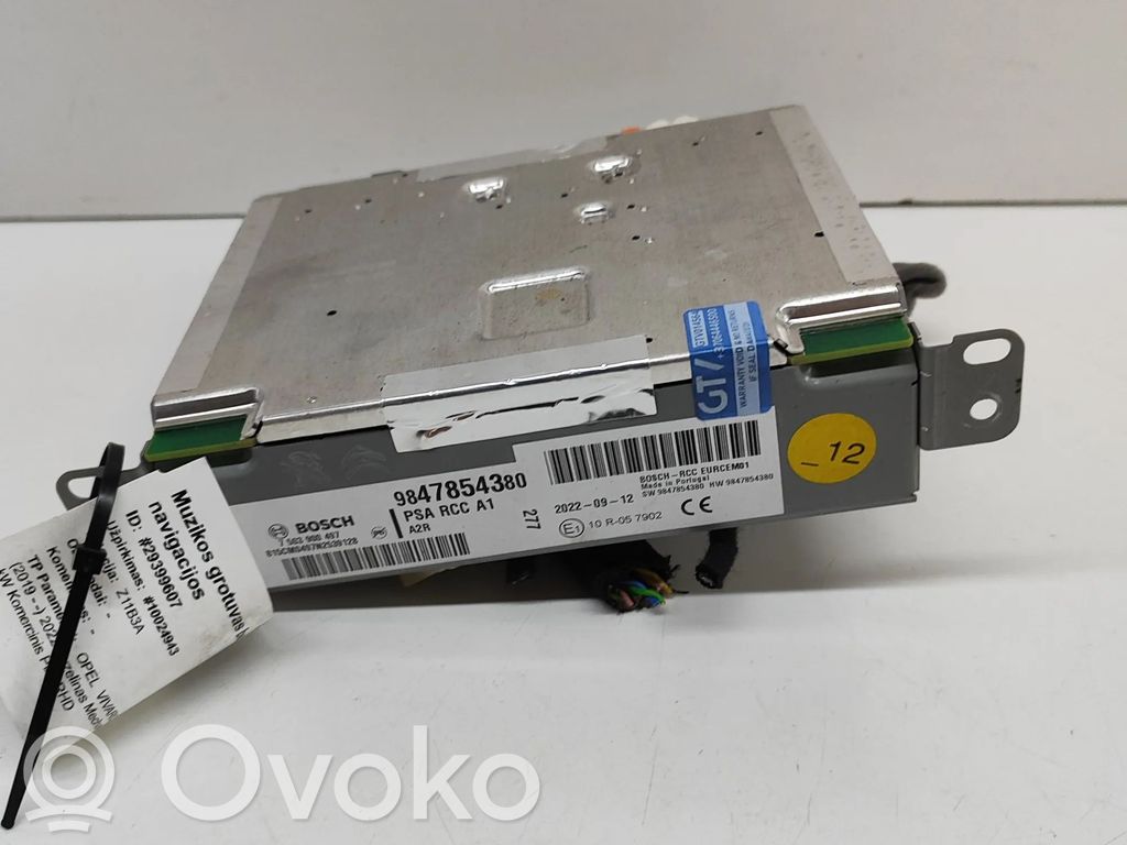 Opel Vivaro Unità principale autoradio/CD/DVD/GPS 