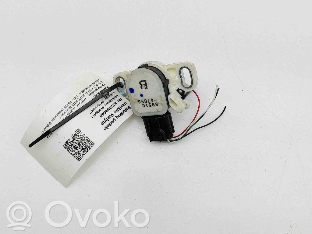 Toyota Auris E180 Interruptor sensor del pedal de freno