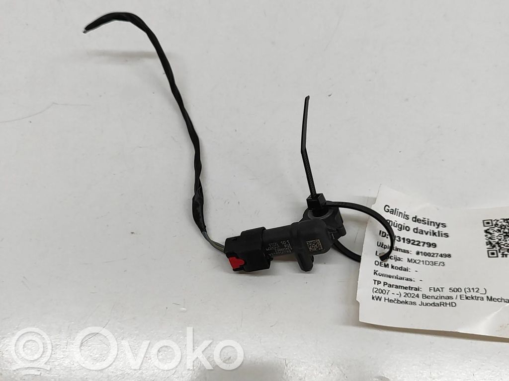 Fiat 500 Czujnik uderzenia Airbag 