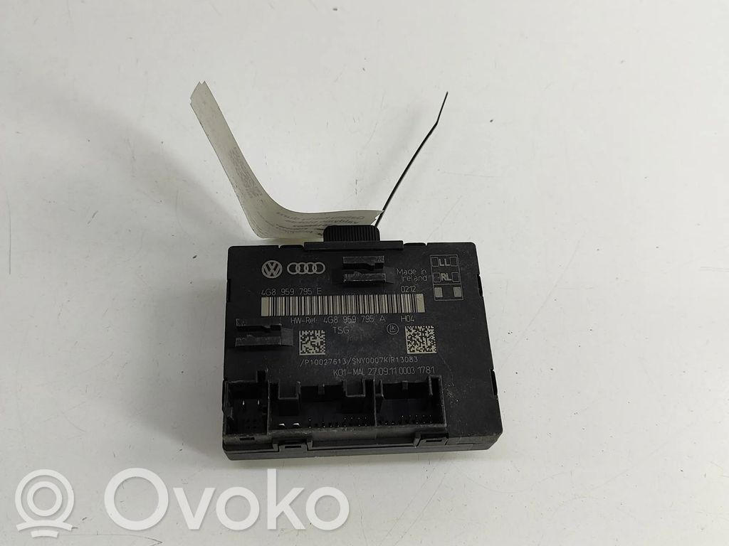 Unité de commande module de porte   4G8959795A,4G8959795E