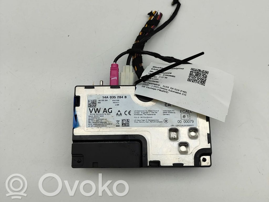 Audi Q4 e-tron Unidad de control/módulo de bluetooth 