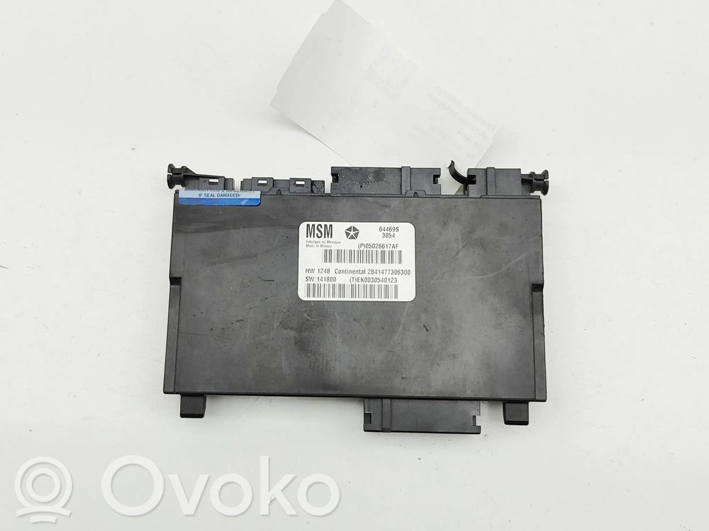 Moduł / Sterownik fotela   P05026617AF,05026617AF,2841477306300,SW141800