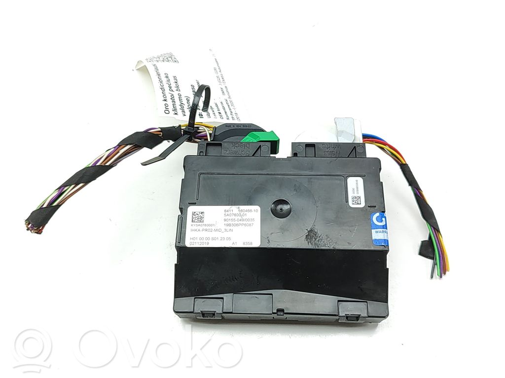 BMW 3 G20 G21 Panel klimatyzacji 